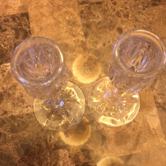 Vintage Crystal candle Holders - Picture 2 of 2
